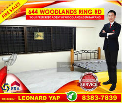 Blk 644 Woodlands Ring Road (Woodlands), HDB 4 Rooms #139501922